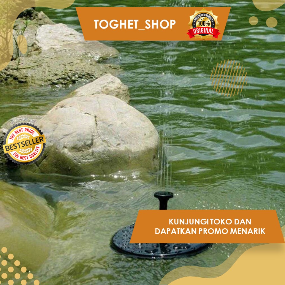 Air Mancur Kolam Tenaga Surya 16 CM Pompa Air Mancur Tenaga Surya Matahari Untuk Kolam Outdoor
