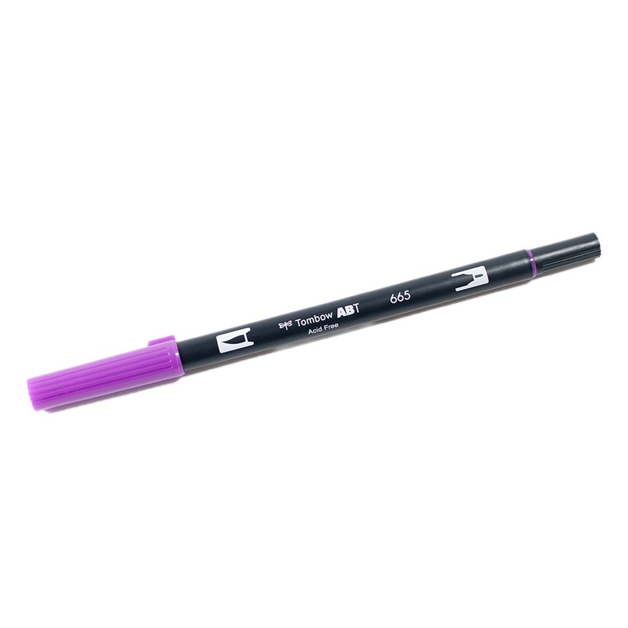 

Tombow Dual Brush Pen Purple Abt 665