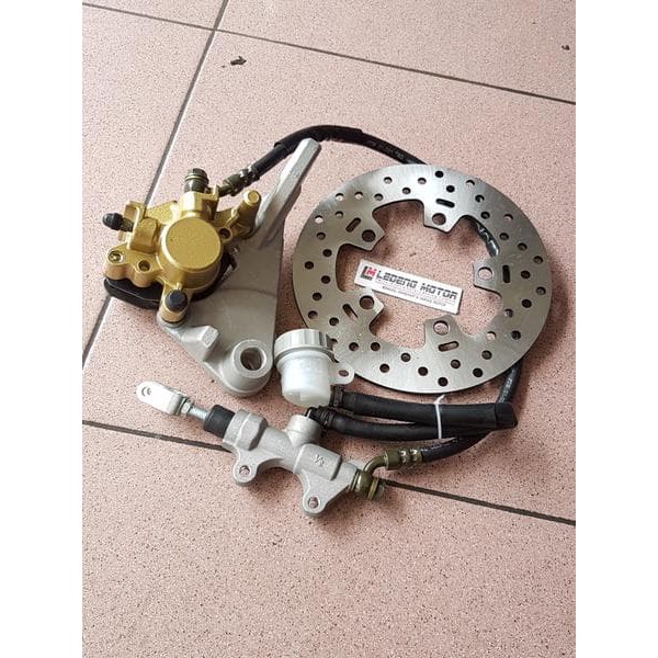 Cakram Belakang Assy New Vixion NVL + Kaliper Master Rem KW Bukan ORI LEDENGMOTOR