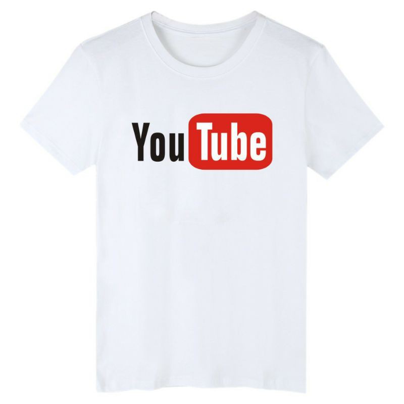 M - XXXXXL(6XL) Kaos YouTube T-shirt YOUTUBE BIGSIZE Unisex Kaos JUMBO Pria Wanita