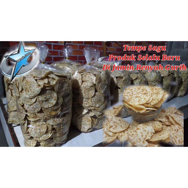 

Kripik Tempe Sagu Ruenyah kemasan 500gr Gratis babble warp