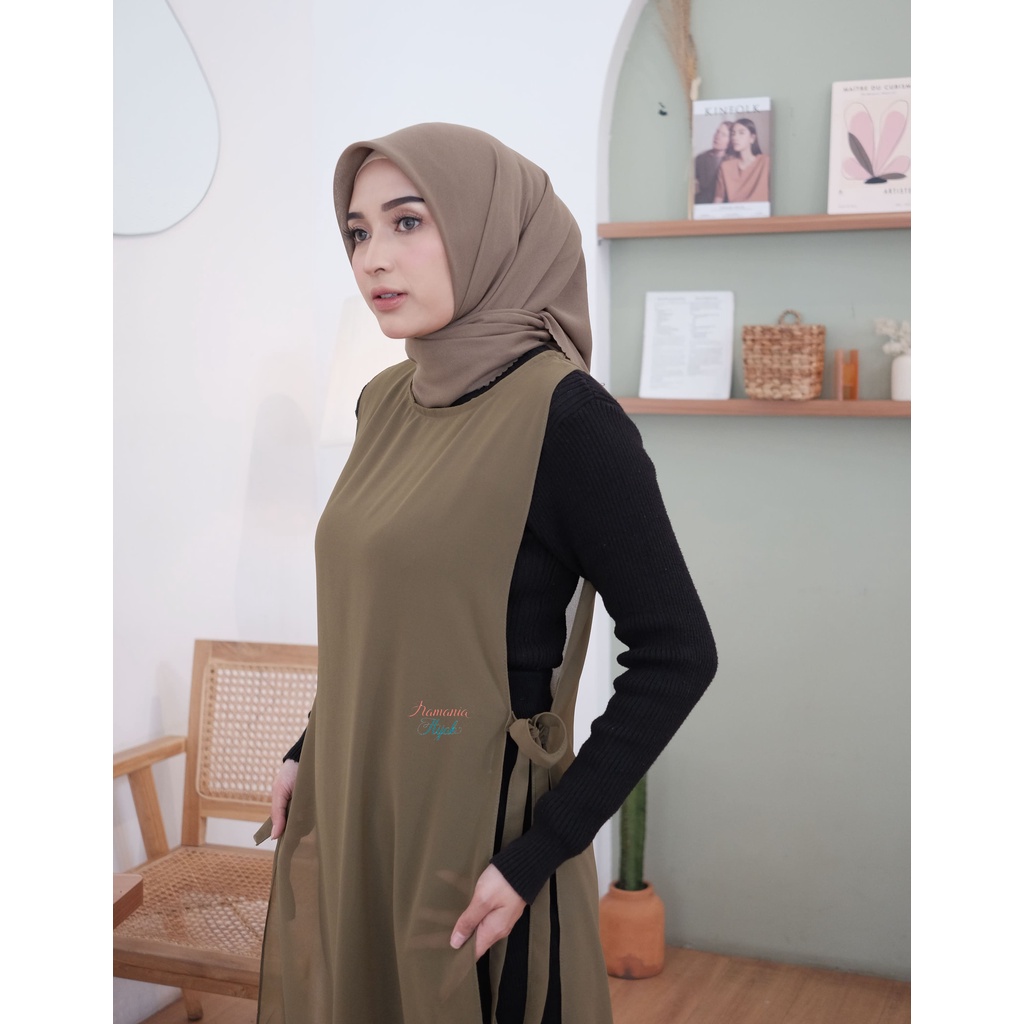 Outer Kondangan / Outer Pesta / Vest Long Vest / Outer Rompi Panjang / Outer Polos-1