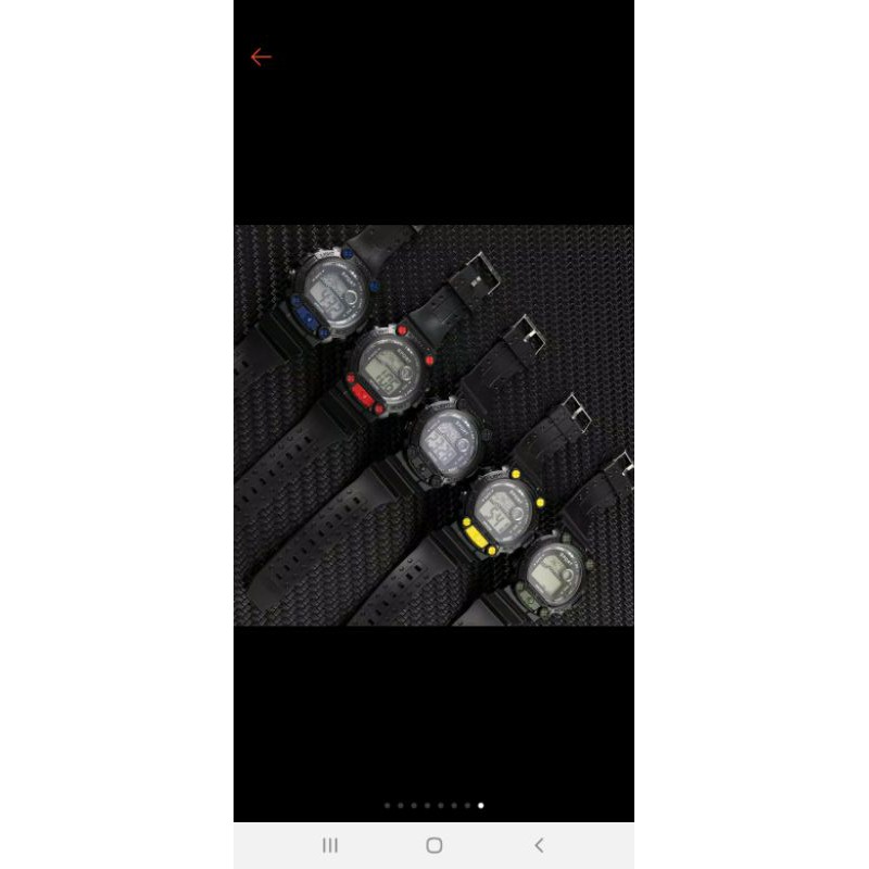 jam tangan sport pria free box + batre cadangan