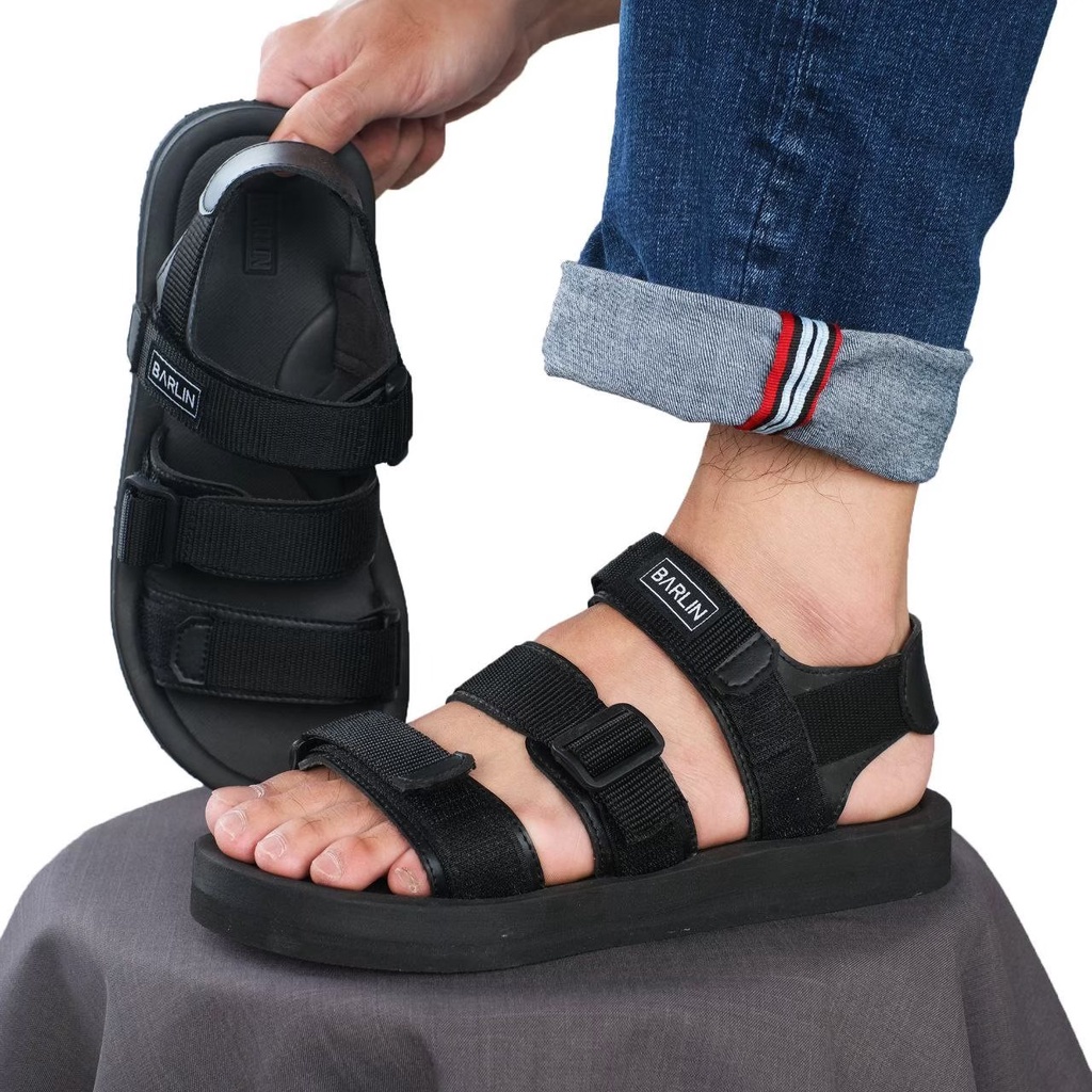 sandal gunung terbaru sandal gunung kekinian sandal gunung 2022 sandal Original BARLIN Sendal Casual model Trendy