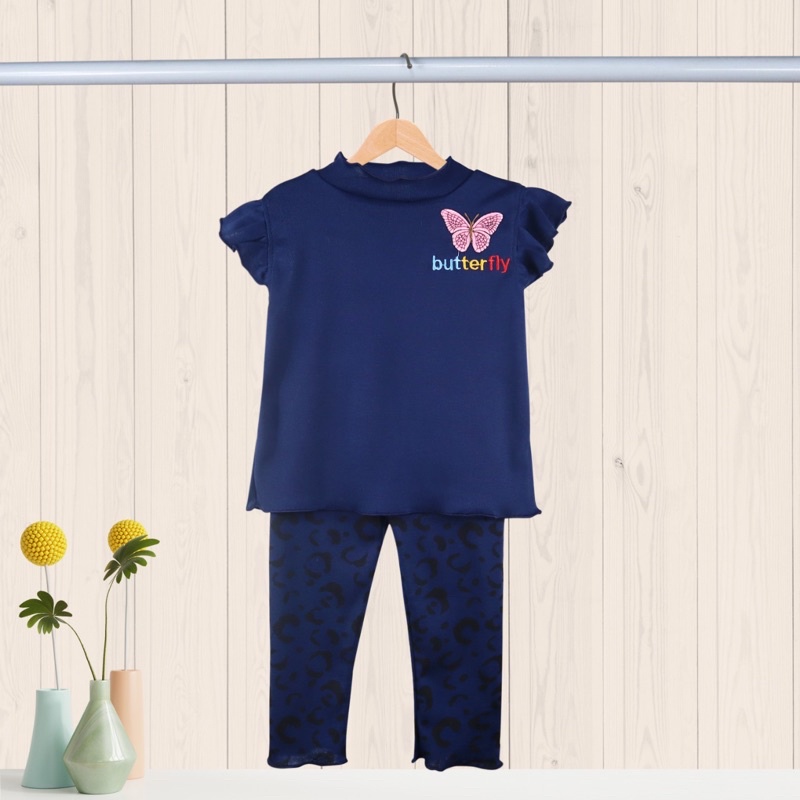 Owlet - setelan anak perempuan / setelan bordir  / baju anak perempuan