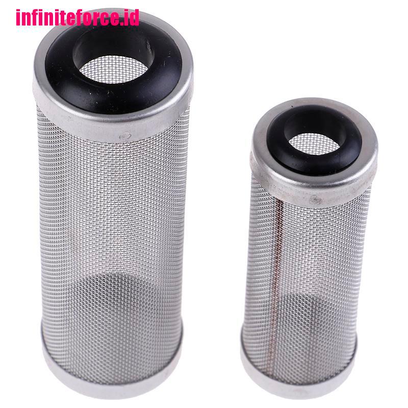 [IN*]Stainless Steel Filter Inflow Mesh Shrimp Cylinder Protect Aquarium Accessories