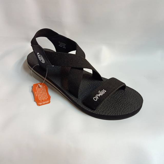 Sandal Gunung Wanita Omiles Classy Black/Grey