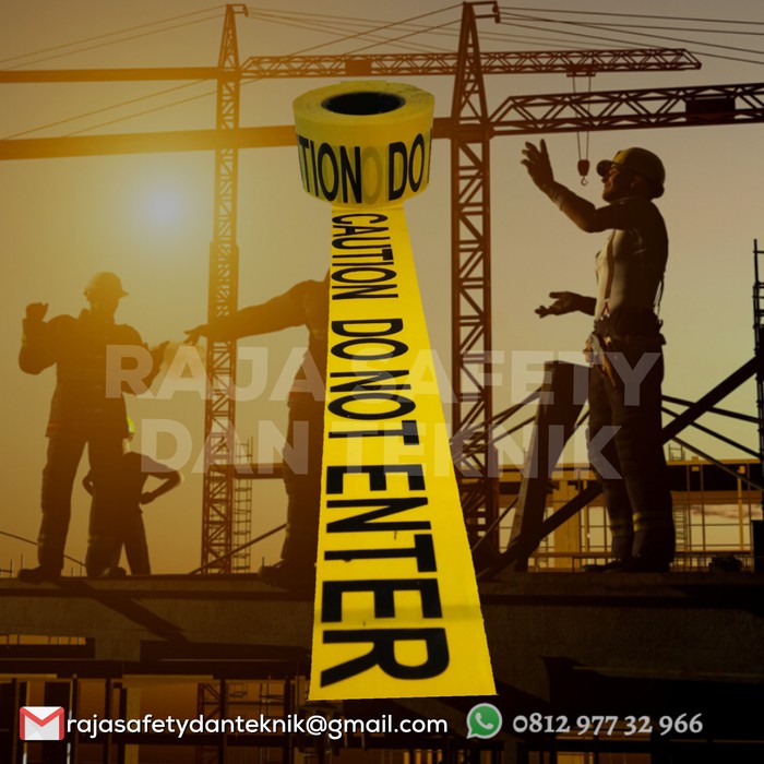

NEW. Pembatas Police Line Garis Polisi Do Not Enter 3 x 300mtr murah