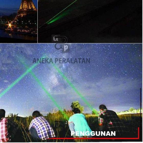 ❆ BISA ] ORIGINAL Laser Pointer Hijau Recharge 303 10KM Terjauh Jarak Jauh Laser Ijo Leser Pointer ➢