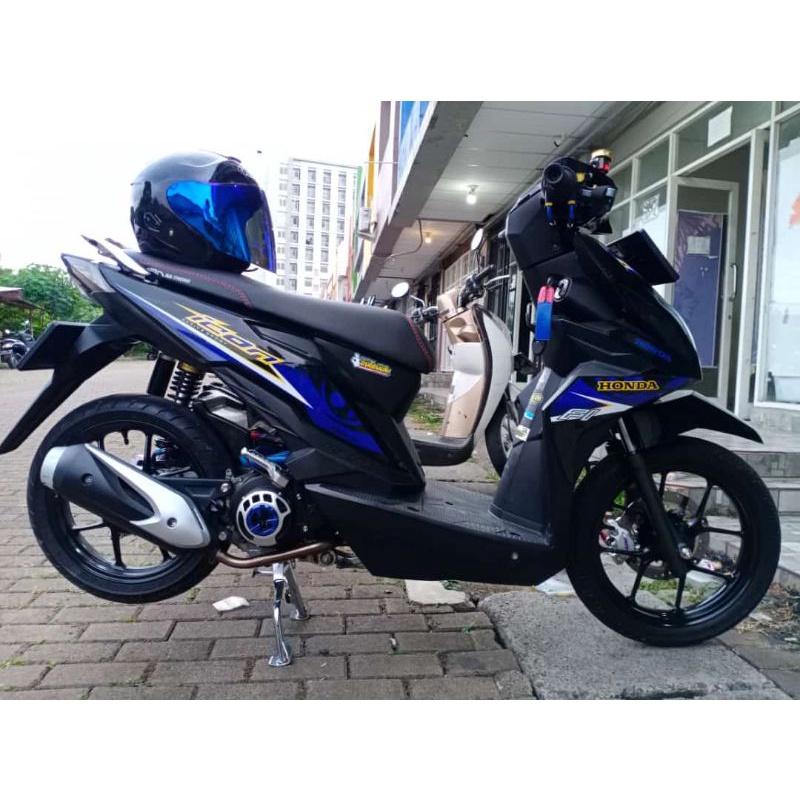 STRIPING BEAT NEW 2018 ICON MATA STICKER VARIASI MOTOR BEAT NEW 2018