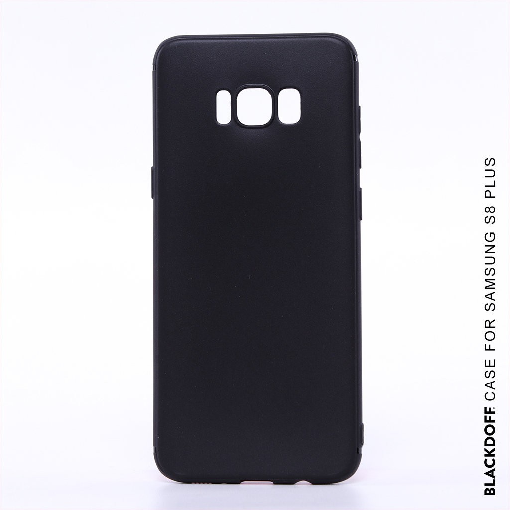 Case Samsung S8 Plus BLACKDOFF dan S8 Softcase Black Matte Doff Original Premium