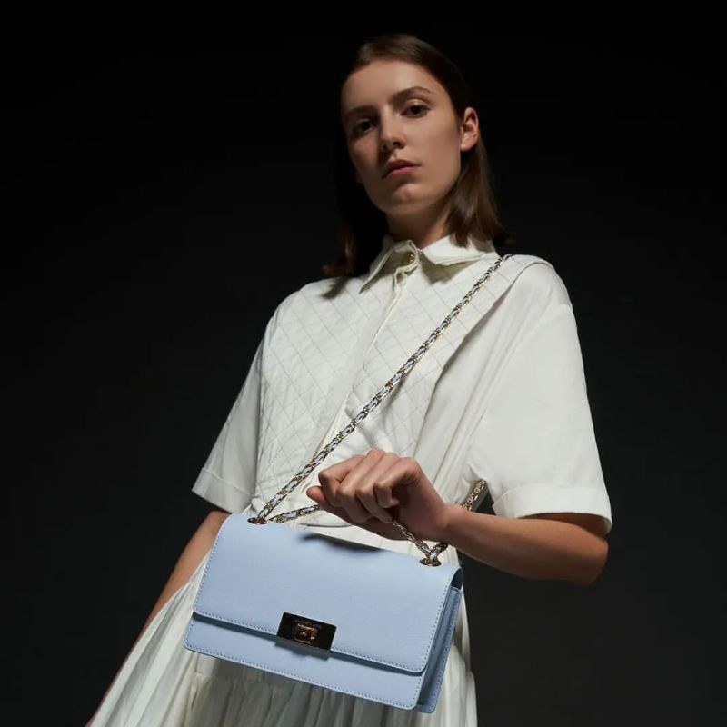 12.12 SALE | CK GIFTSET C-Capsule Collection: Everette Chain-Strap Shoulder Bag INCLUDE BOX