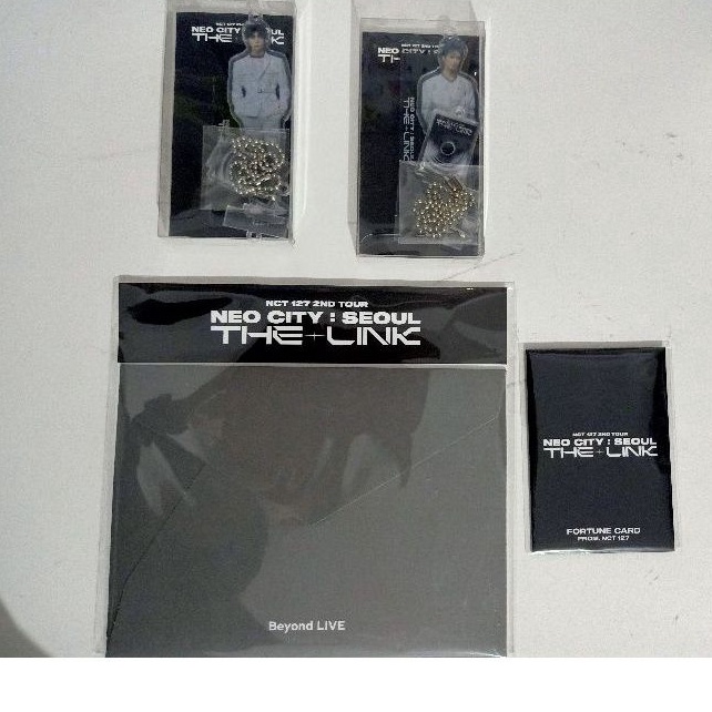 NCT 127 The Link MD Acrylic set PC Ar Ticket Fortune PC
