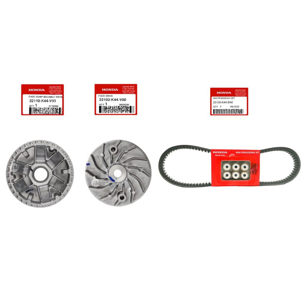 RUMAH ROLLER + KIPAS ROLLER + BELTING KIT BEAT FI ESP / POP / STREET - VARIO 110 LED ESP - SCOOPY ES