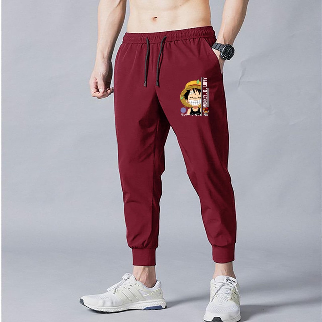 BISA COD/JHOSE/CELANA JOGGER LUFFY NYENGIR/JOOGER TEBAL/UNISEX