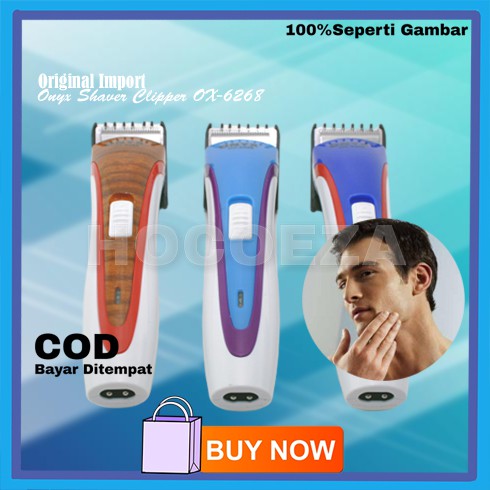 ALAT MESIN CUKUR SHAVER RAMBUT JENGGOT KUMIS BREWOK TRIMMER CUKURAN PORTABLE  CLIP ON VA94