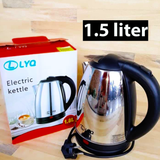 TEKO LISTRIK STAINLESS UKURAN 1.5 LITER