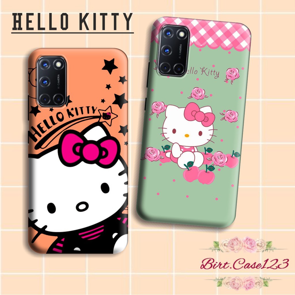 Softcase HELLO KITTY Oppo A3s A1k A5 A9 2020 A7 F9 A5s A31 A52 A92 A37 A53 A83 F1s F11 Pro BC764