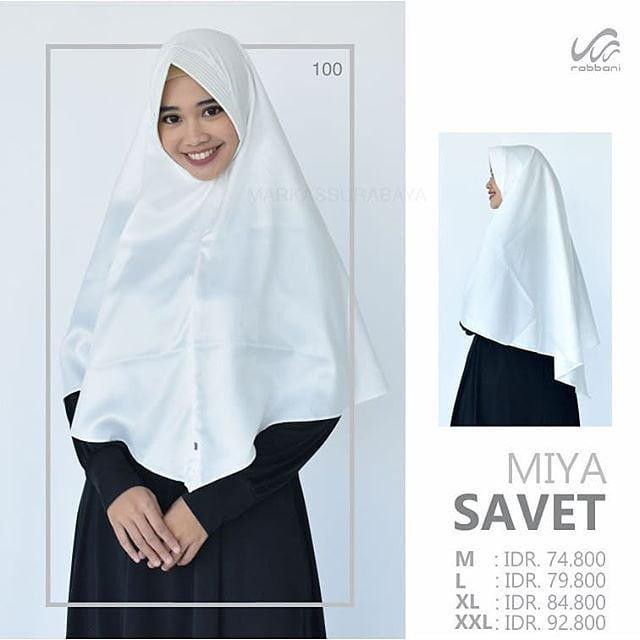 Rabbani - Kerudung Khimar Miya Savet XXL - Fashion Muslim - Zaidan Mall