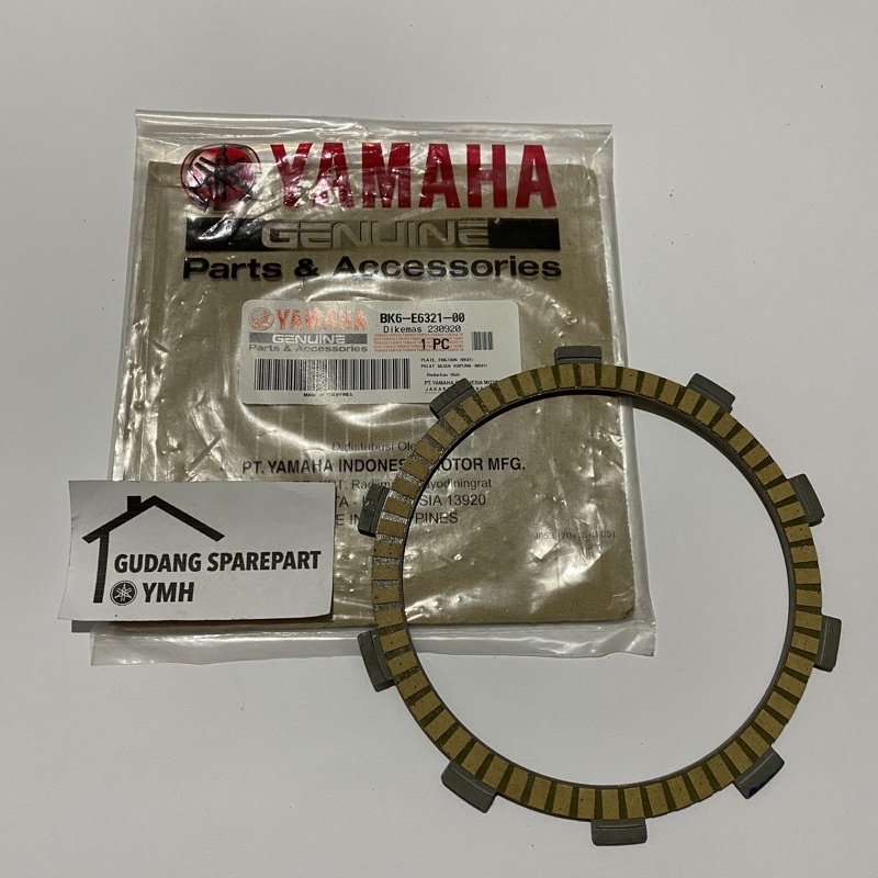 Plat Gesek Kampas Kopling Plate Friction Vixion R15 BK6-E6321-00
