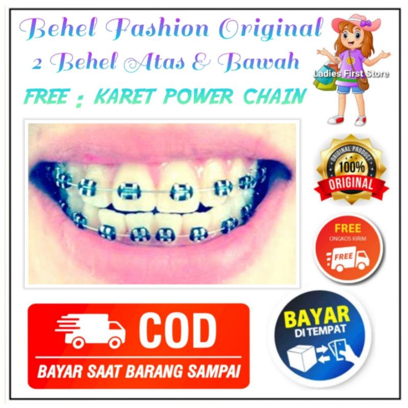 Best Seller Behel Fashion Lepas Pasang Metal Ortho Original Hitam Untuk Cewek Cowok Behel Shopee Indonesia