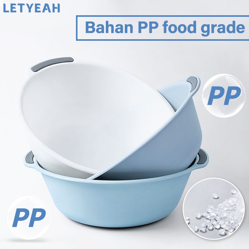 letyeah Baskom plastik serbaguna dan minimalist / basin bahan tebal