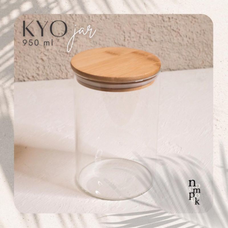 KYO Glass Bamboo Jar 950ml