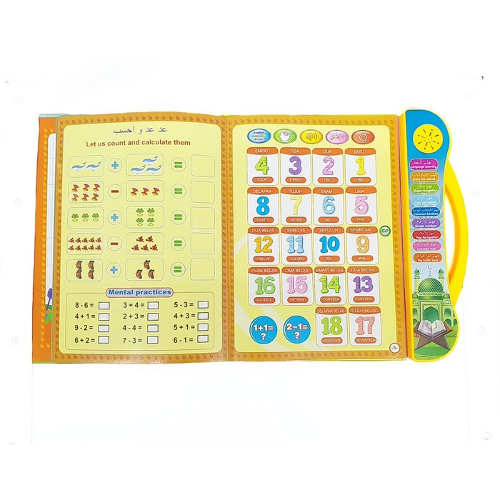 Mainan Edukasi Anak Buku Pintar Elektronik E-Book 4 Bahasa-4