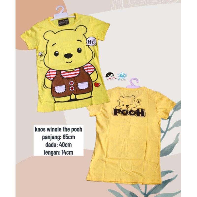 

KAOS WINNIE THE POOH / RILAKKUMA LUCU / SINGLET TANKTOP / PAKAIAN WANITA