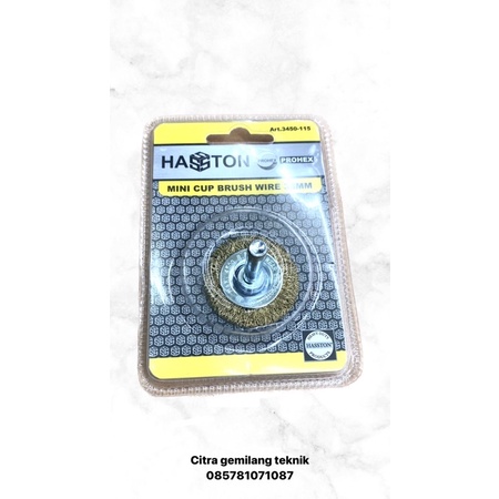 Hasston prohex mata bor sikat kawat 38mm/ sikat kawat 3450-115