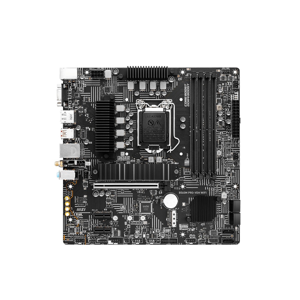 Mainboard MSI B560M-Pro VDH WiFi - mATX LGA1200 - MSI B560M Pro VDH Intel LGA 1200 Gen 11