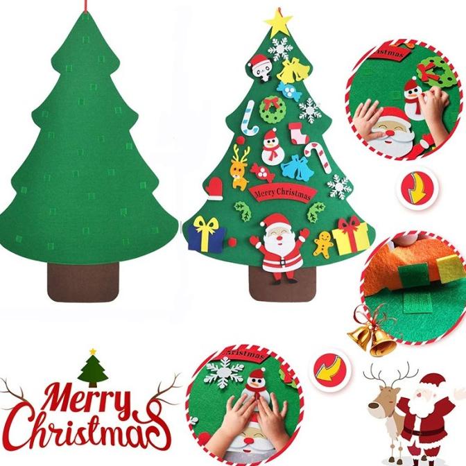 

Hot Dekorasi Pohon Natal Diy Bahan Felt Untuk Anak Pn43625