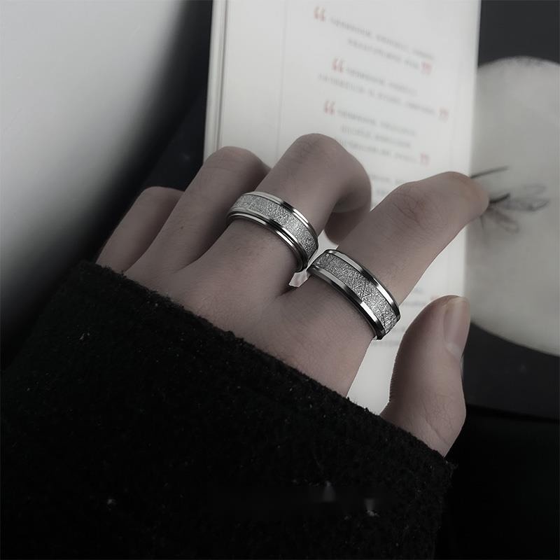 Cincin Bahan Titanium Steel Untuk Aksesoris