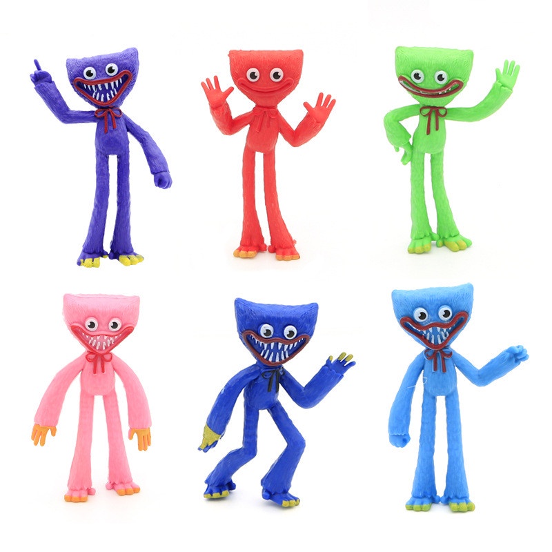 6pcs / Set Mainan Action Figure Trolls Poppy Playtime Bahan PVC Untuk Koleksi / Hadiah Anak