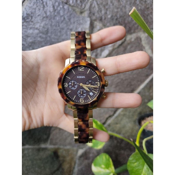 PRELOVED PL JAM WATCH FOSSIL NATALIE TORTO BOYFRIEND BOY FRIEND BF JR1382 JR-1382 JR 1382