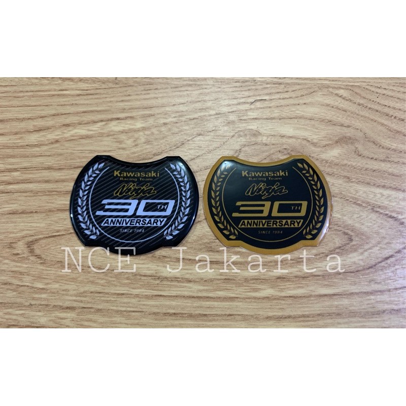 STIKER TIMBUL RESIN EMBLEM 30 TAHUN 30TH ANNIVERSARY NINJA