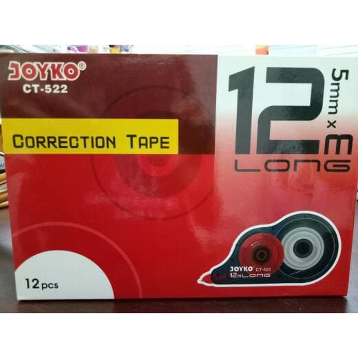 

OPEN SALE TIP EX ROLL /CORRECTION PEN PANJANG 12 METER JOYKO CT522