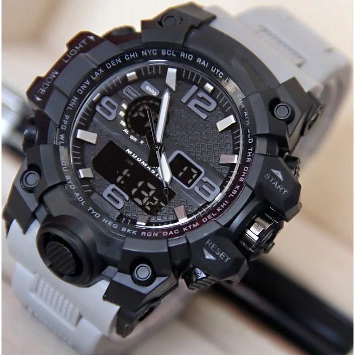 COD WATER RESIST GWG 1000 Digital Double Rubber Jam Tangan Pria Watch FREE BATERAI G1