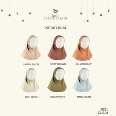 Little Palmerhaus Basic Instant Hijab Little Palmerhaus - Instant Hijab (Hijab Anak) 3.0 Raya Collection By Lidyamomnbaby