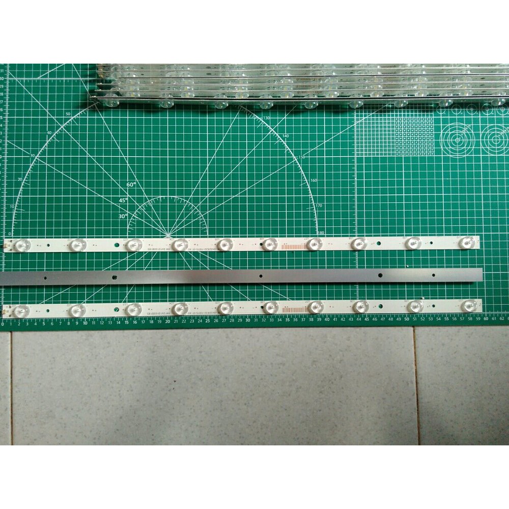 Lampu Backlight TV Lcd Led Polytron 10 Kancing Mata Titik 3 volt, tinggal pasang