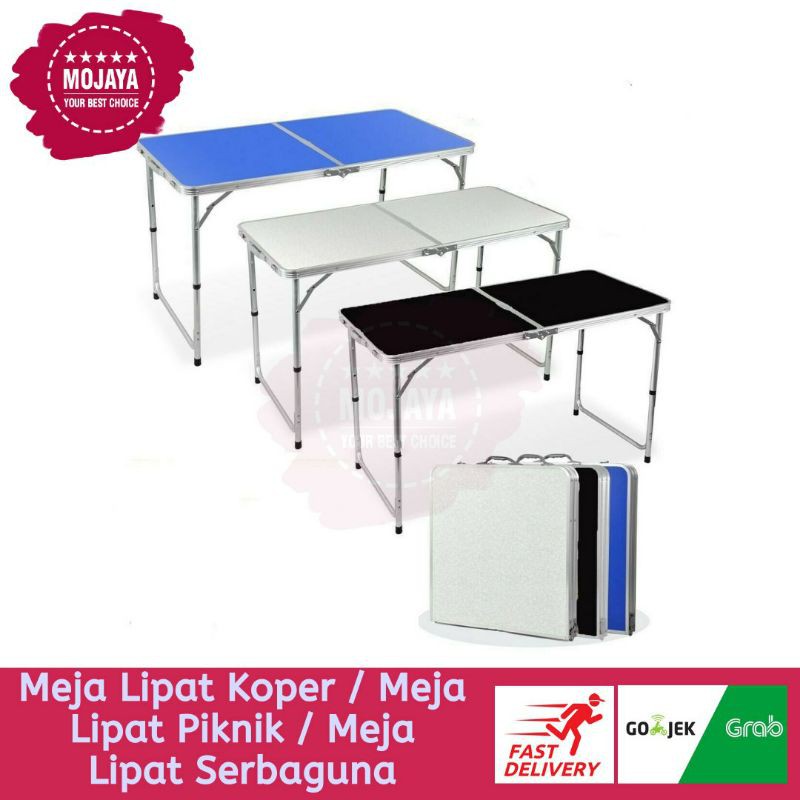 Meja Lipat Koper / Meja Lipat Piknik / Meja Lipat Serbaguna