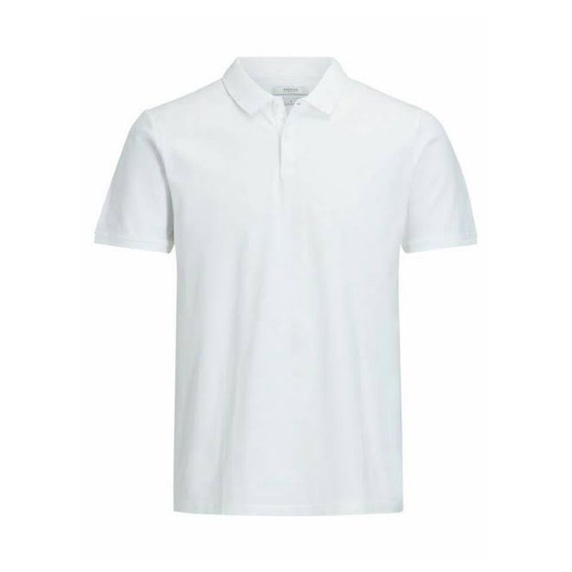 POLO SHIRT PUTIH POLOS/POLO BAJU KERAH/T-SHIRT COWOK
