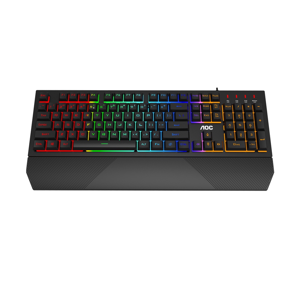 AOC GK200 Rainbow Membrane - Gaming Keyboard