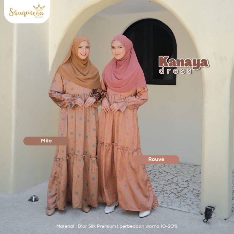 Kanaya Dress By Shaqueena indonesia | Bisa COD | Mewah Murah