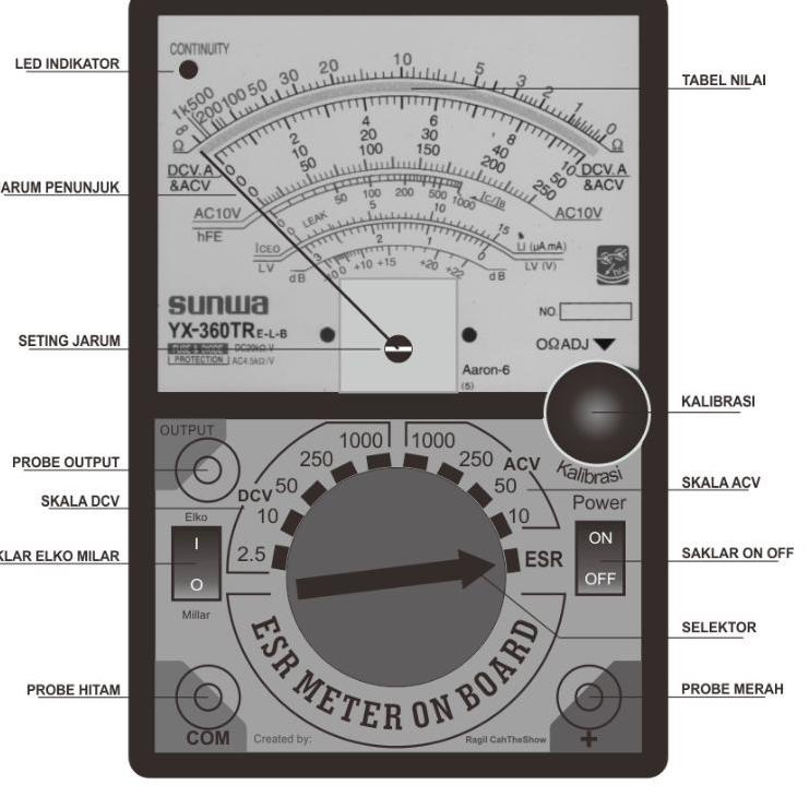 Terbaik.. Esr Analog Jrc4558 Cek Elko Milar On Board Tanpa Lepas Dari Pcb, Bisa Untuk Cek Tegangan A