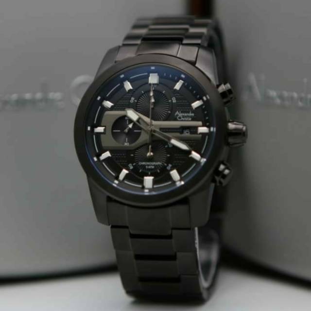 AC 6270 jam tangan pria alexandre christie pria ac 6270 tali rantai original