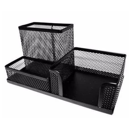 

Hemat Tempat Alat Tulis Besi Meja Pen Holder Besar Desk Set Besi Microtop Hemat