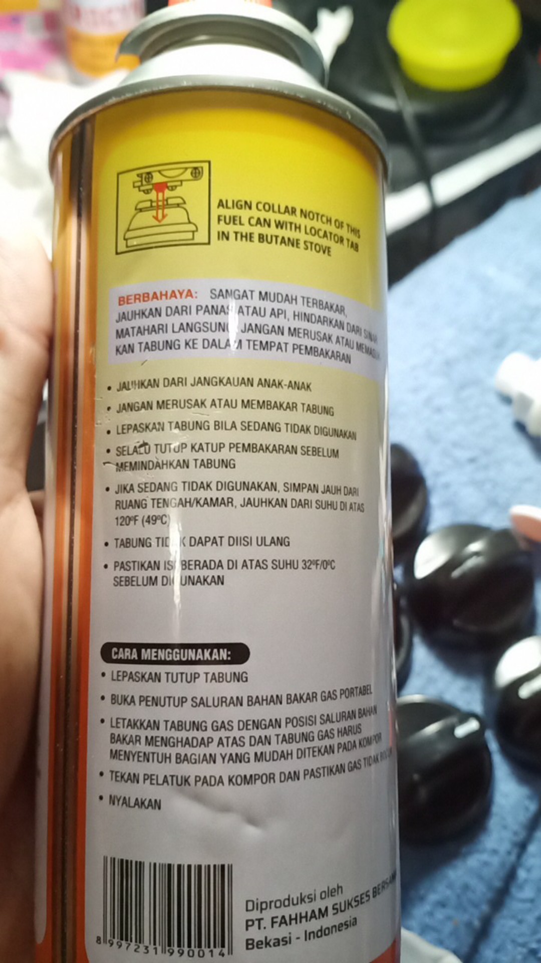 Sun Cook Gas Kaleng Portable