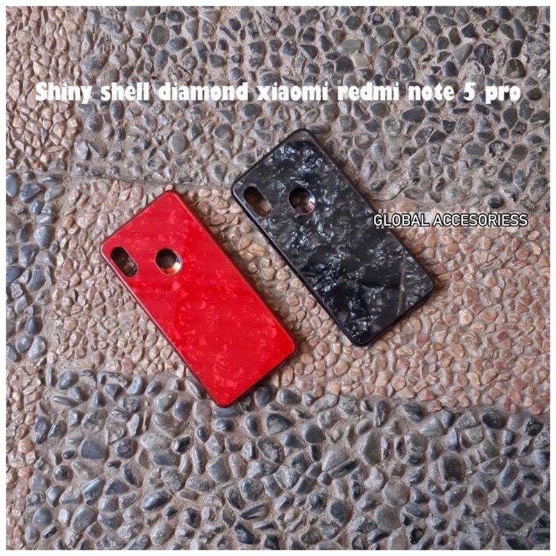 Case Xiaomi Redmi Note 5 Pro / Redmi Note 6 Pro Hard Case Shiny shell DIAMOND Glass Case / Redmi not