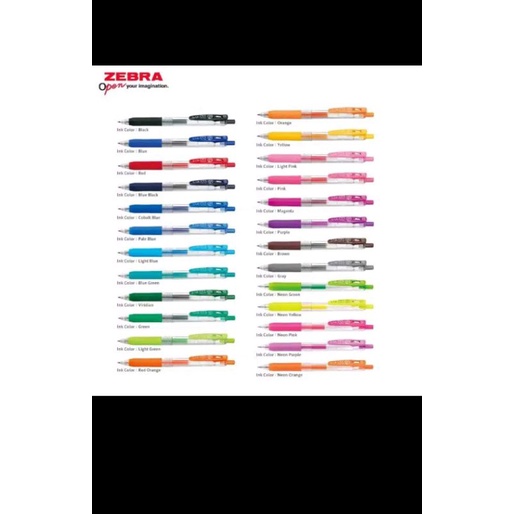 

pulpen merek zebra kokoro